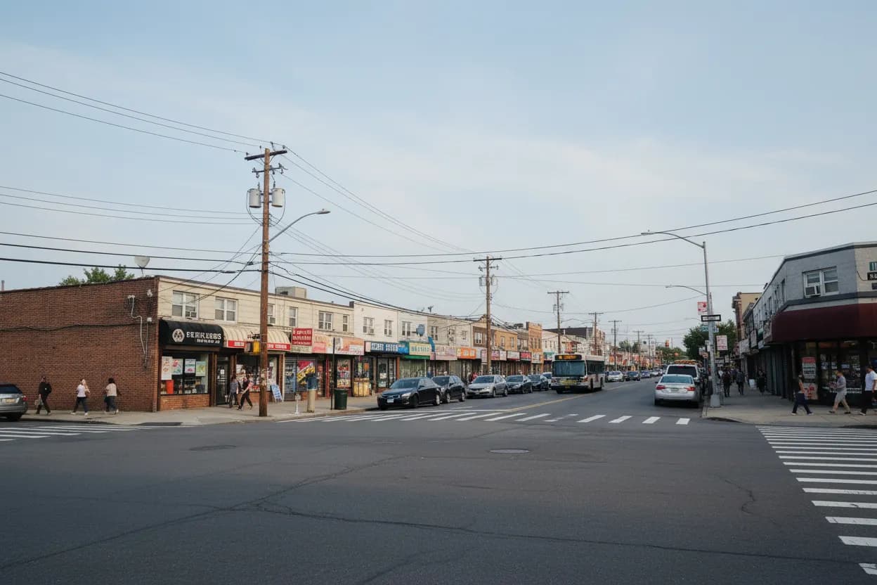 Cover scene for New Dorp Lane Uniform Check: A Staten Island Back-to-School Bus Errand