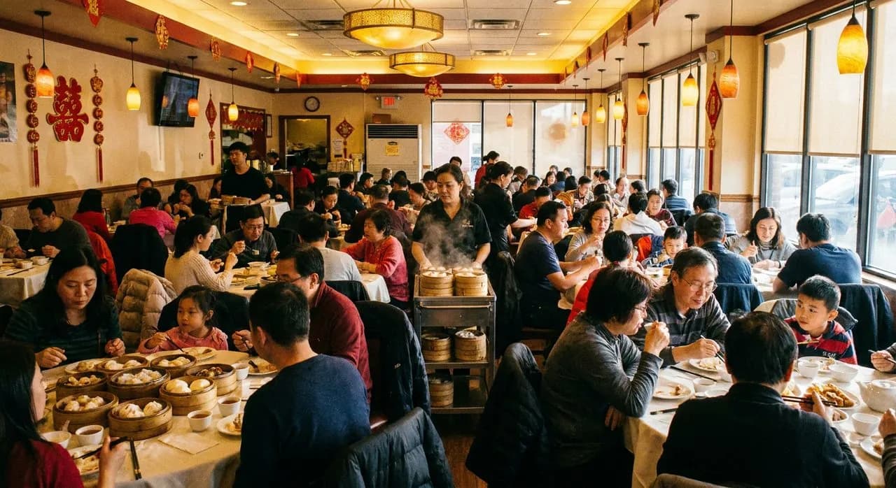 New Year's Day Dim Sum Tradition in Flushing