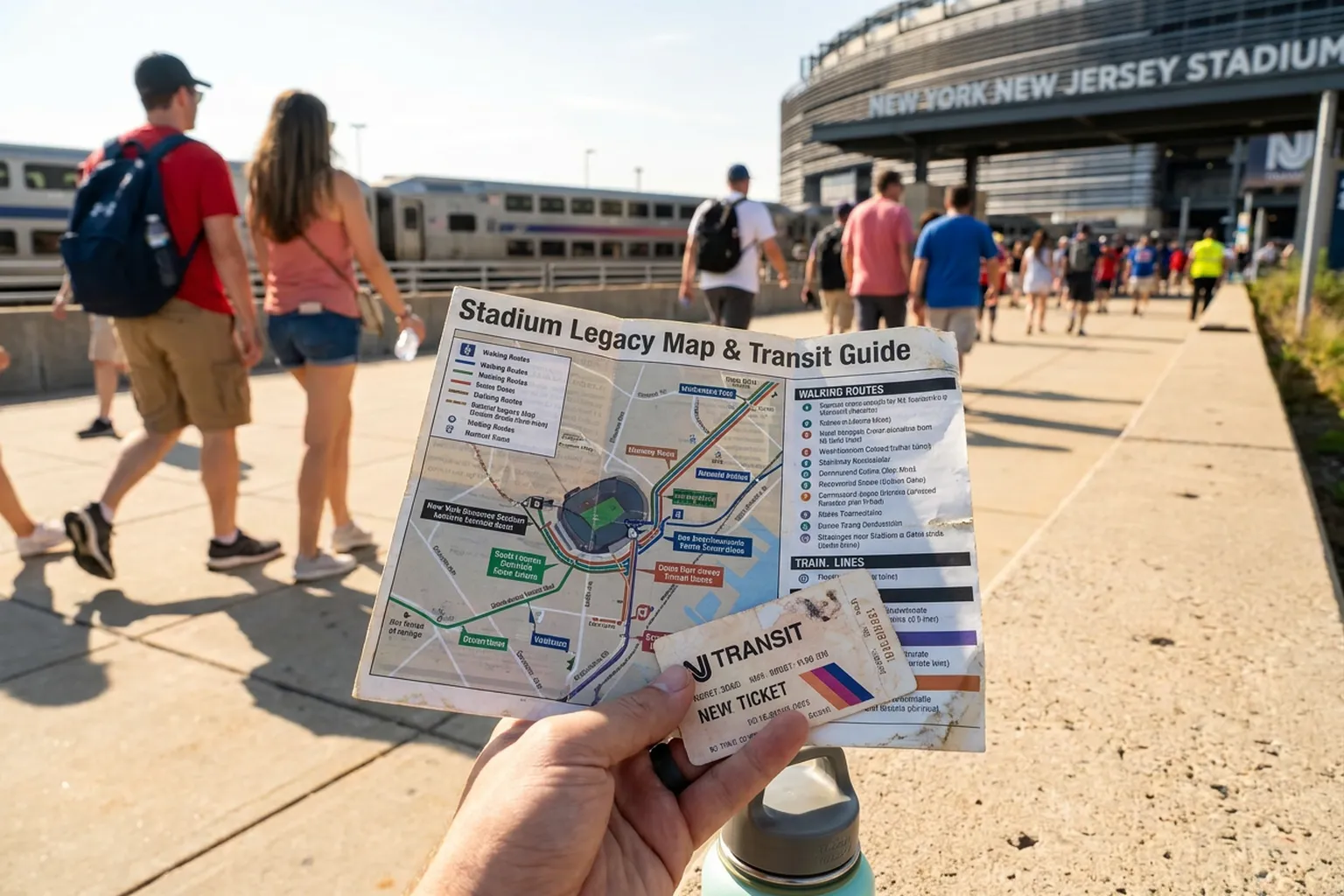 A bright practical scene for where new york new jersey stadium is actually located.