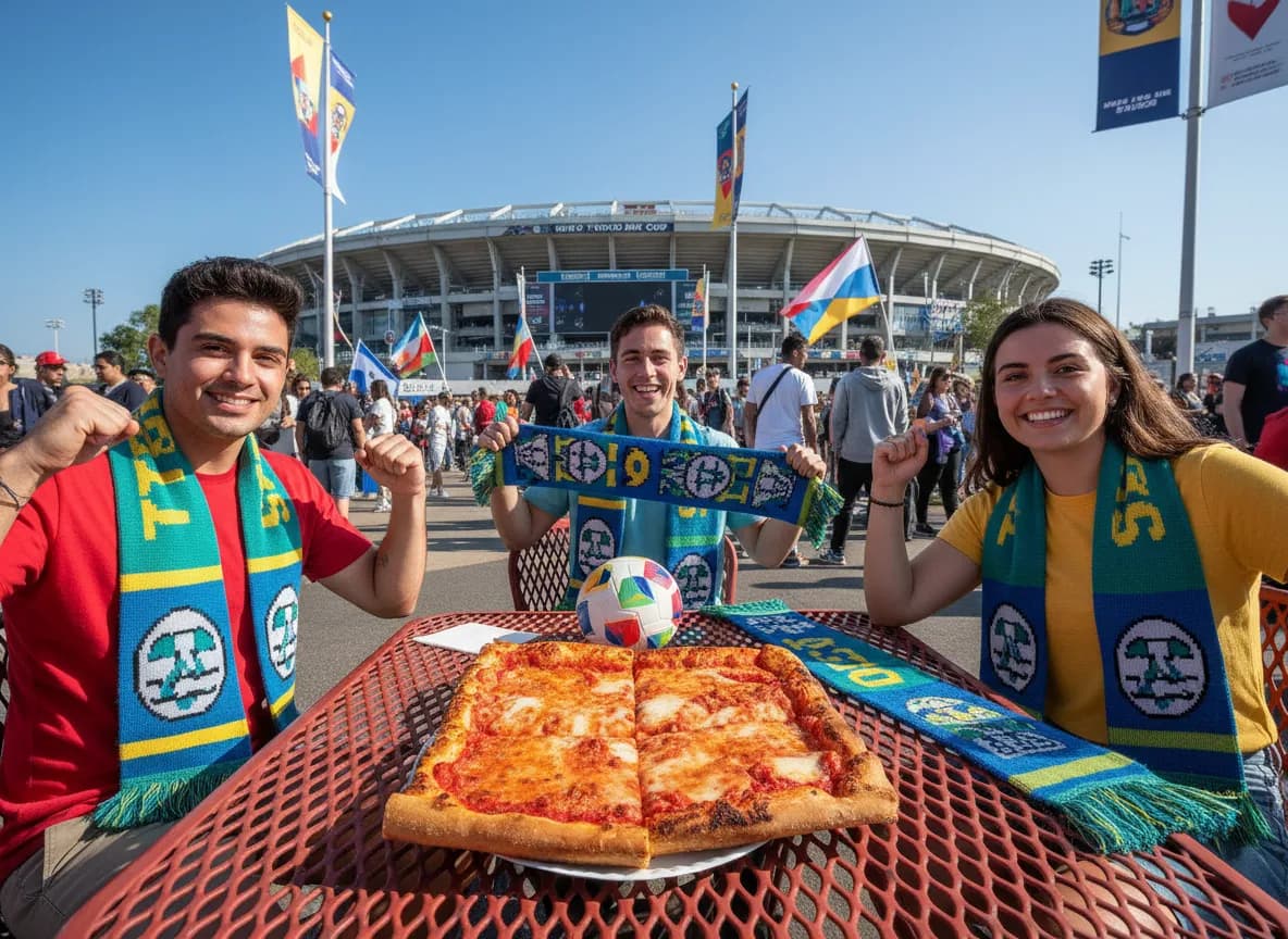 New York Pizza MetLife Train Plan