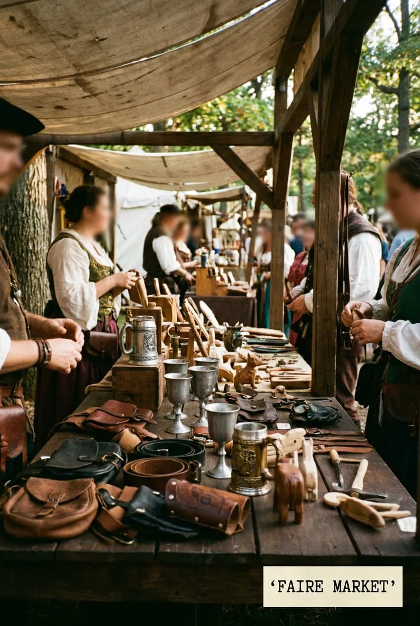 Marketplace detail at the New York Renaissance Faire