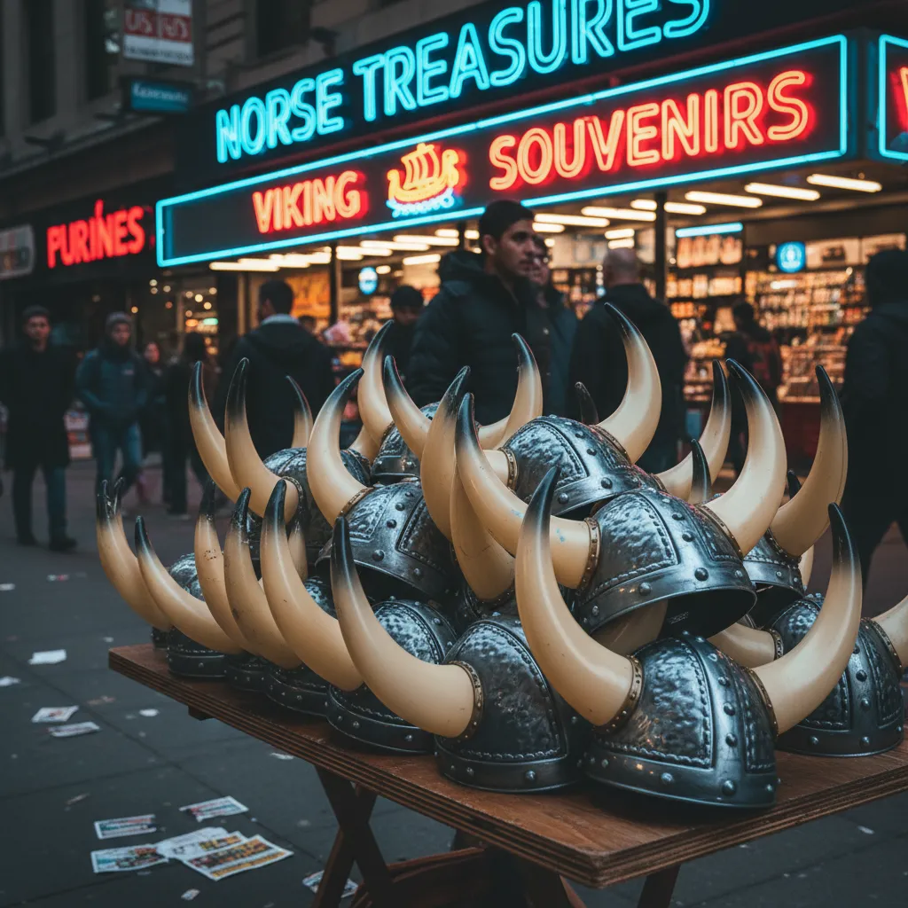 Times Square filled with thousands of red-clad football fans beneath neon billboards at dusk