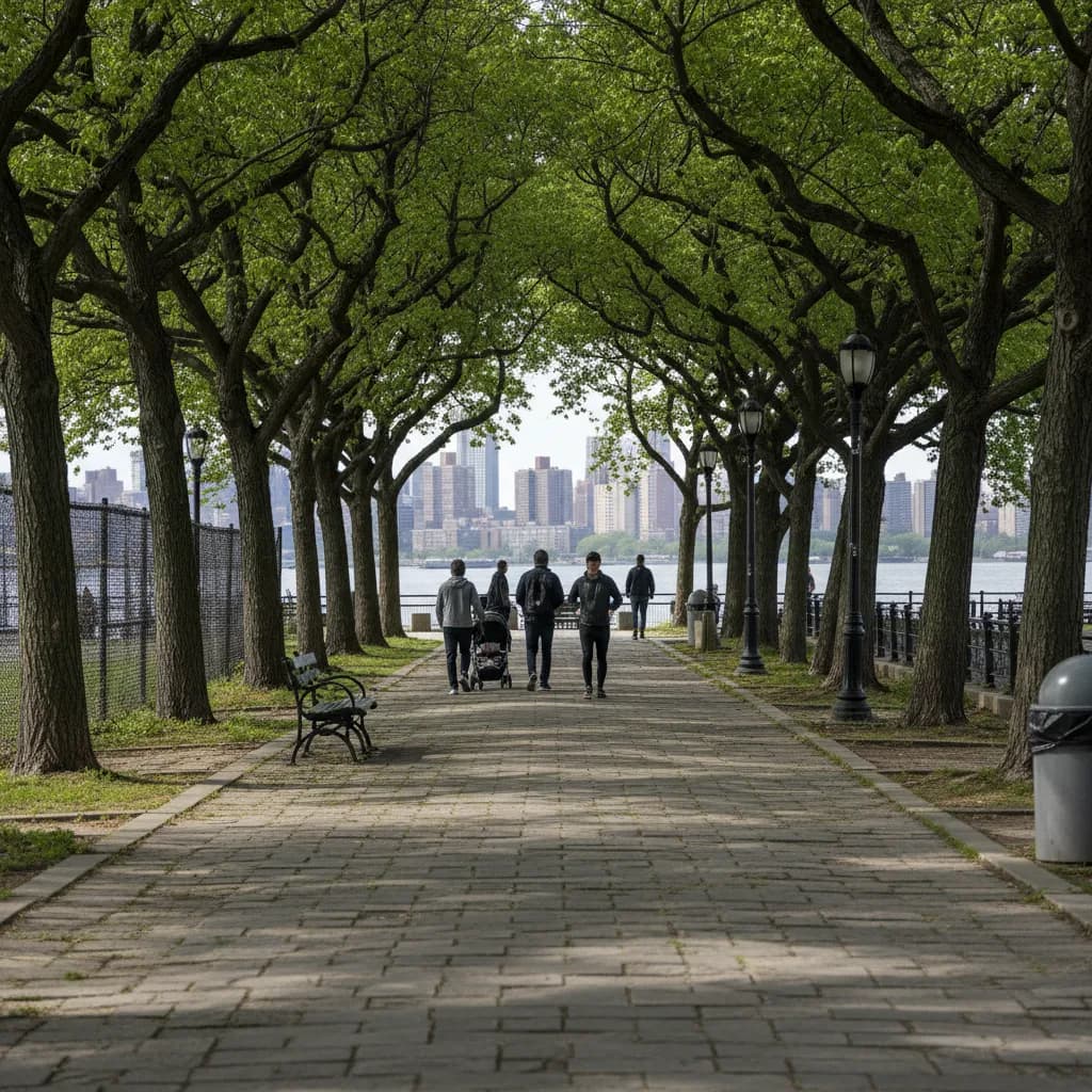 Local NYC route scene for How to Join Free NYC Group Runs.