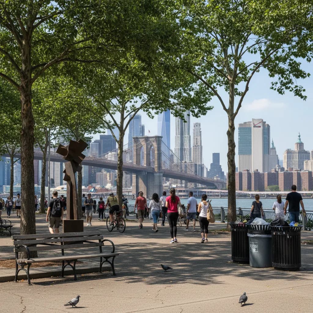 Local NYC route scene for How to Train for a Marathon Using NYC Parks.