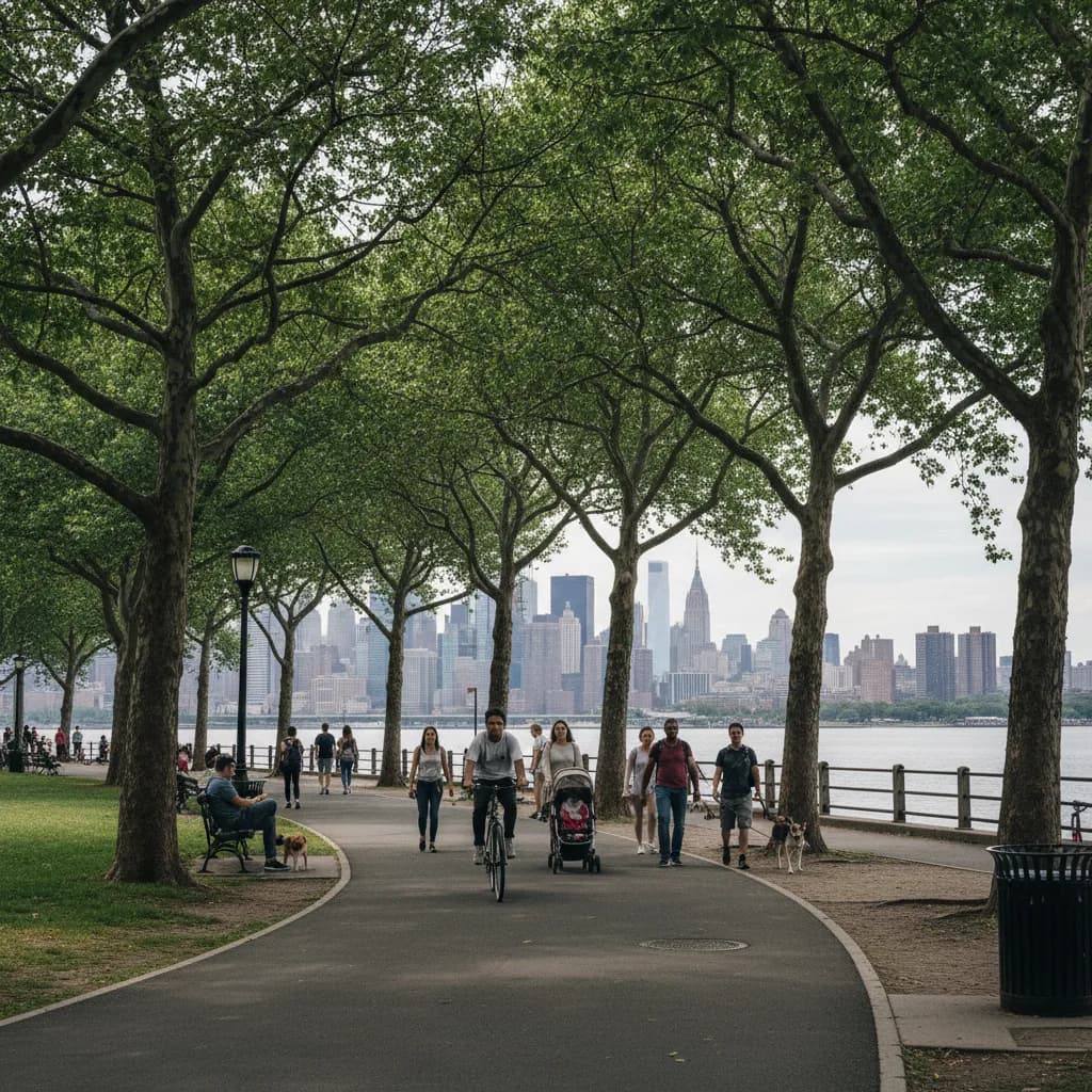 Local NYC route scene for Learning to Sail in NYC Through Public Programs.