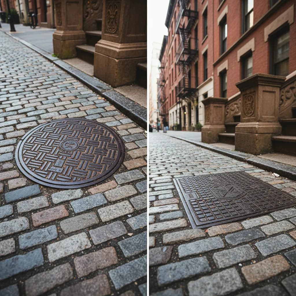 Cover image for Understanding NYC Manhole Cover Designs in NYC.
