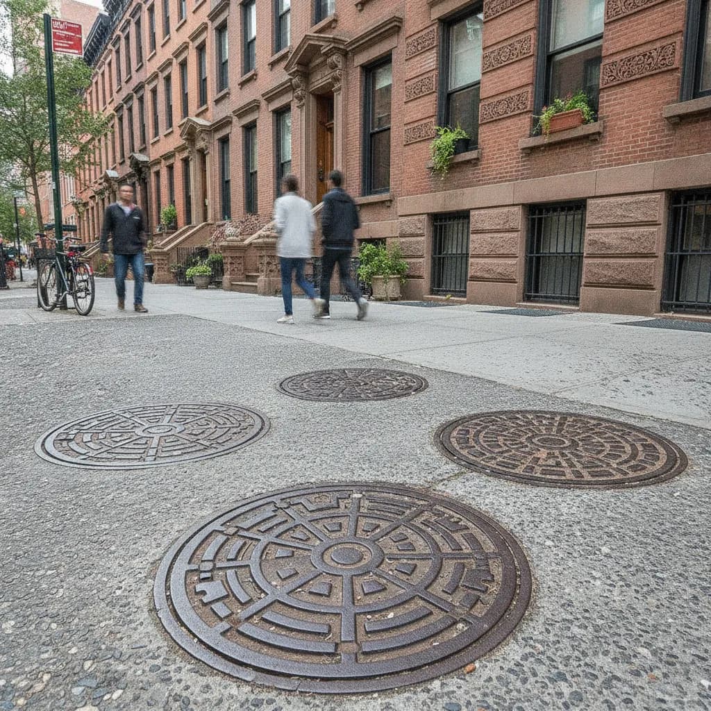 Practical NYC detail for Understanding NYC Manhole Cover Designs.