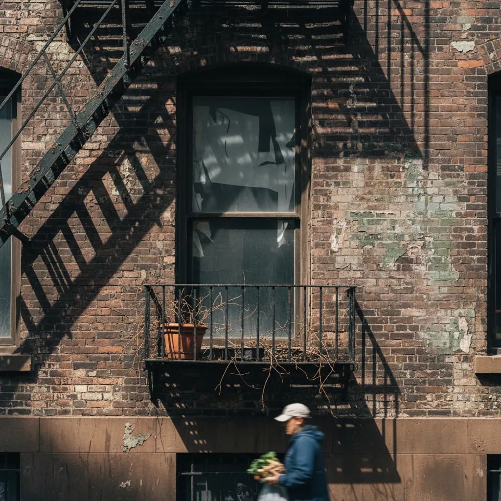 Local NYC route scene for Where to See Terra Cotta Roof Tiles in Brooklyn.
