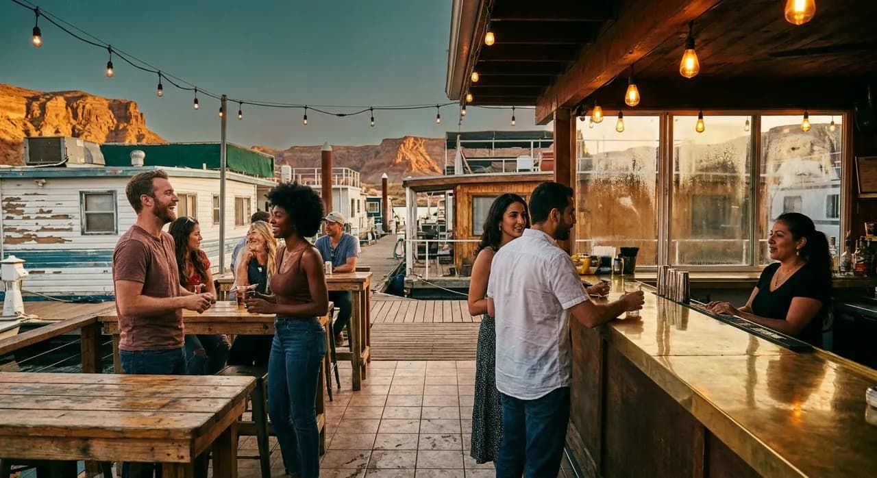 Drinking on the Water: The 79th Street Boat Basin's Floating Bar