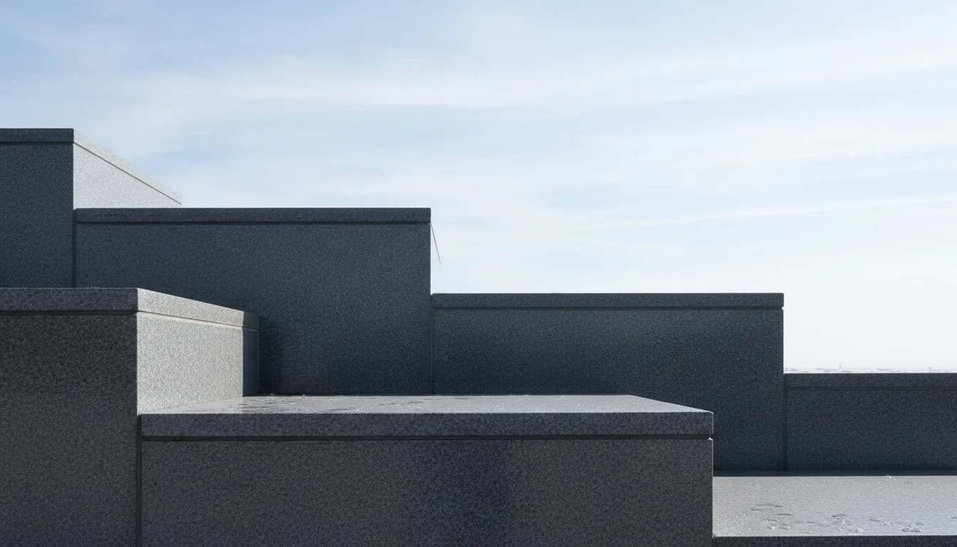Realistic editorial view of African Burial Ground National Monument in New York City