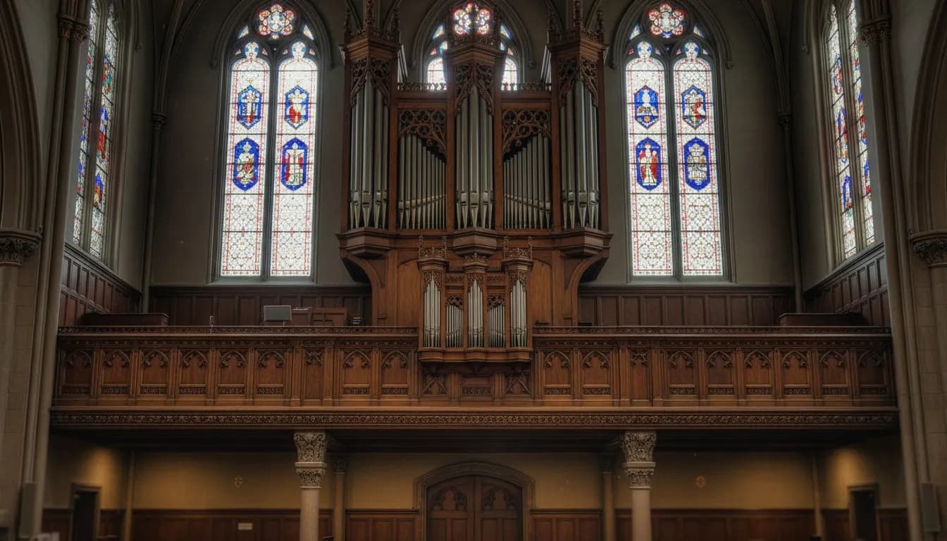 Realistic editorial view of Basilica of St. Patrick’s Old Cathedral Catacombs in New York City