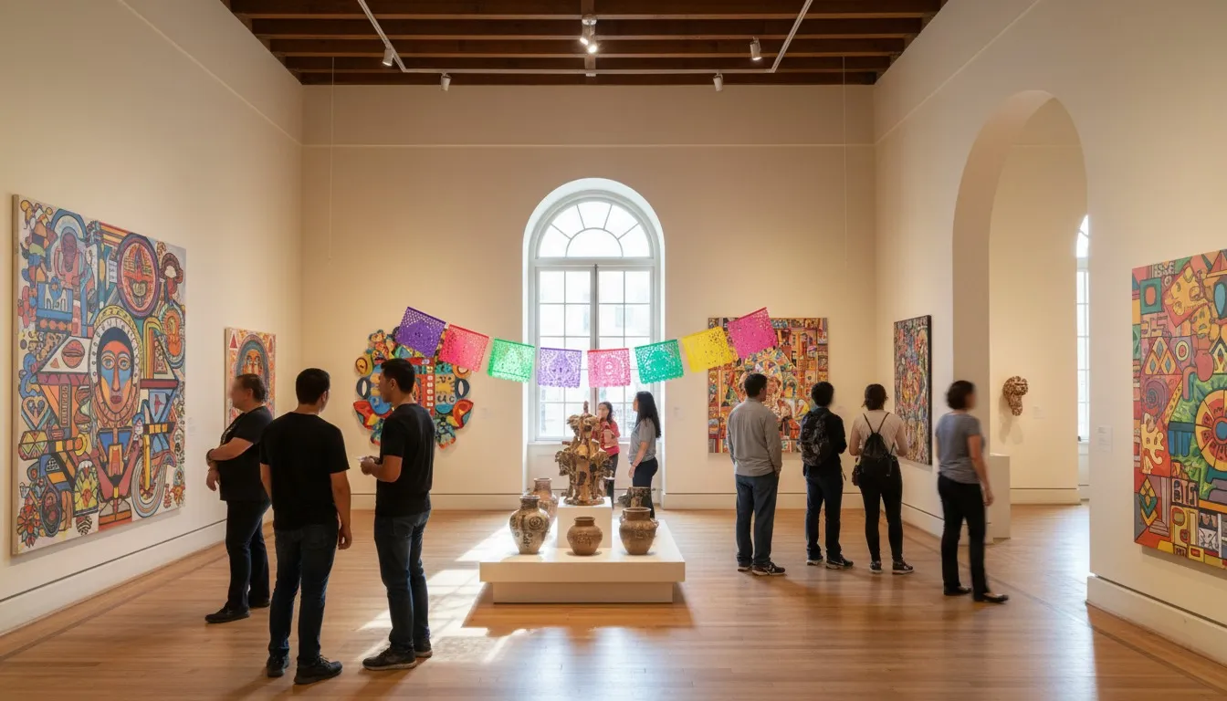 Realistic editorial view of El Museo del Barrio in New York City