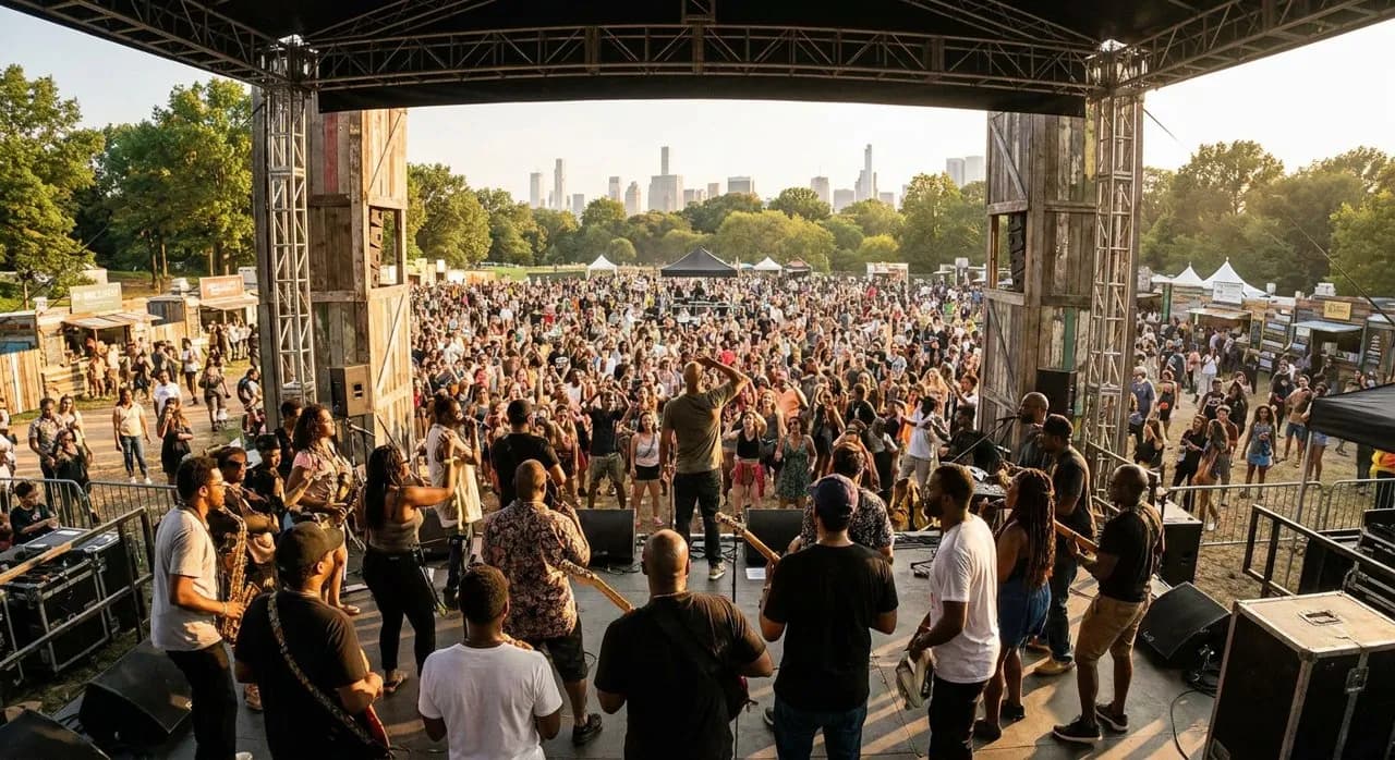 Img2img re-imagining of CC photo by Feast of Music from New York City, United States (CC BY 2.0)