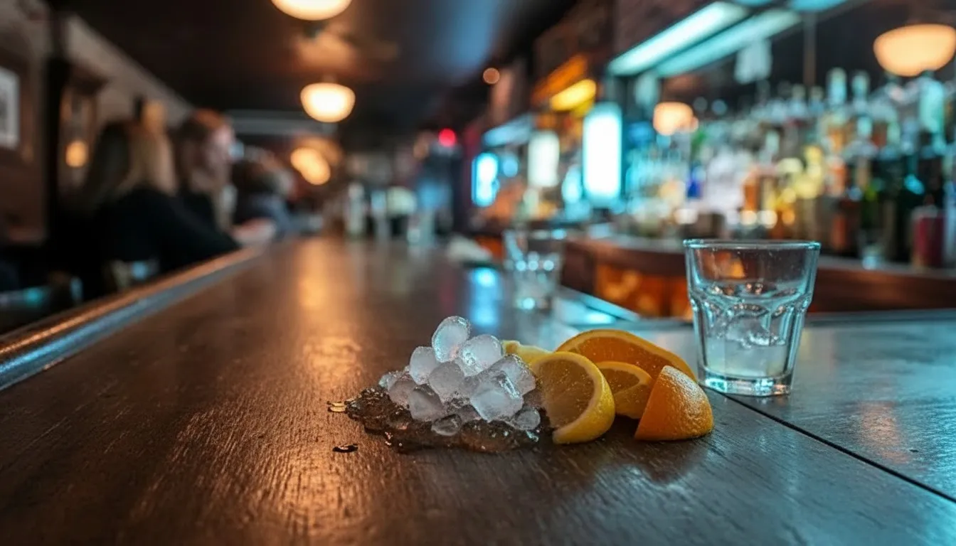 Realistic editorial view of Mona's in New York City