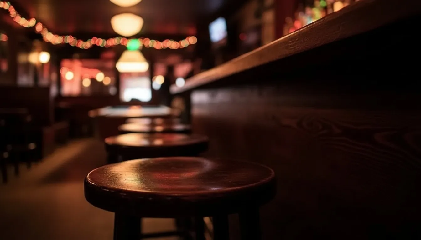 Realistic editorial view of Mona's in New York City