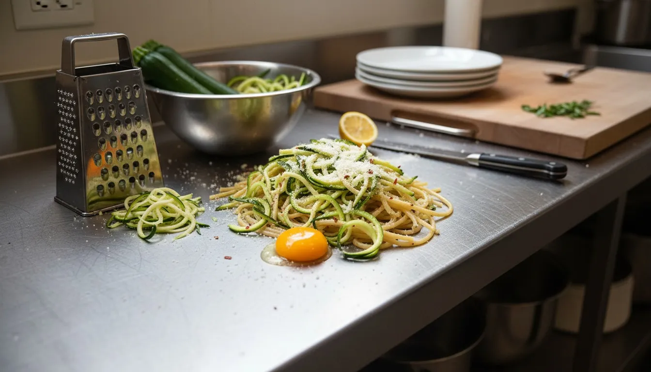 Realistic editorial view of Noodle Pudding in New York City