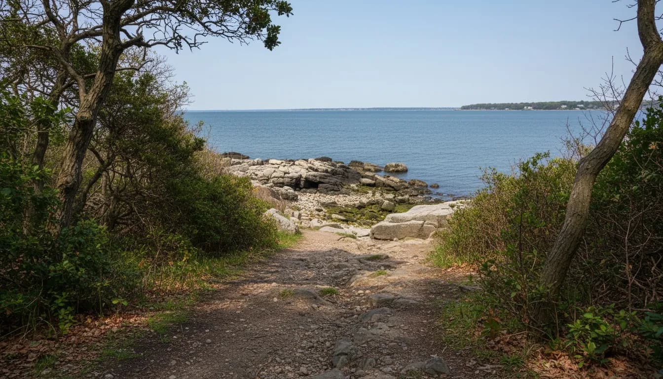 Realistic editorial view of Kazimiroff Nature Trail - North Segment in New York City