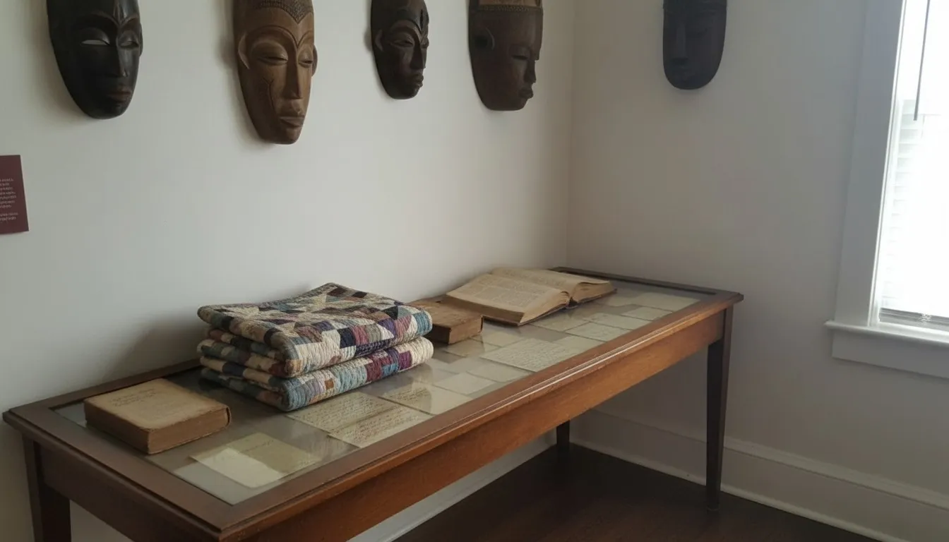 Realistic editorial view of Sandy Ground Historical Museum in New York City