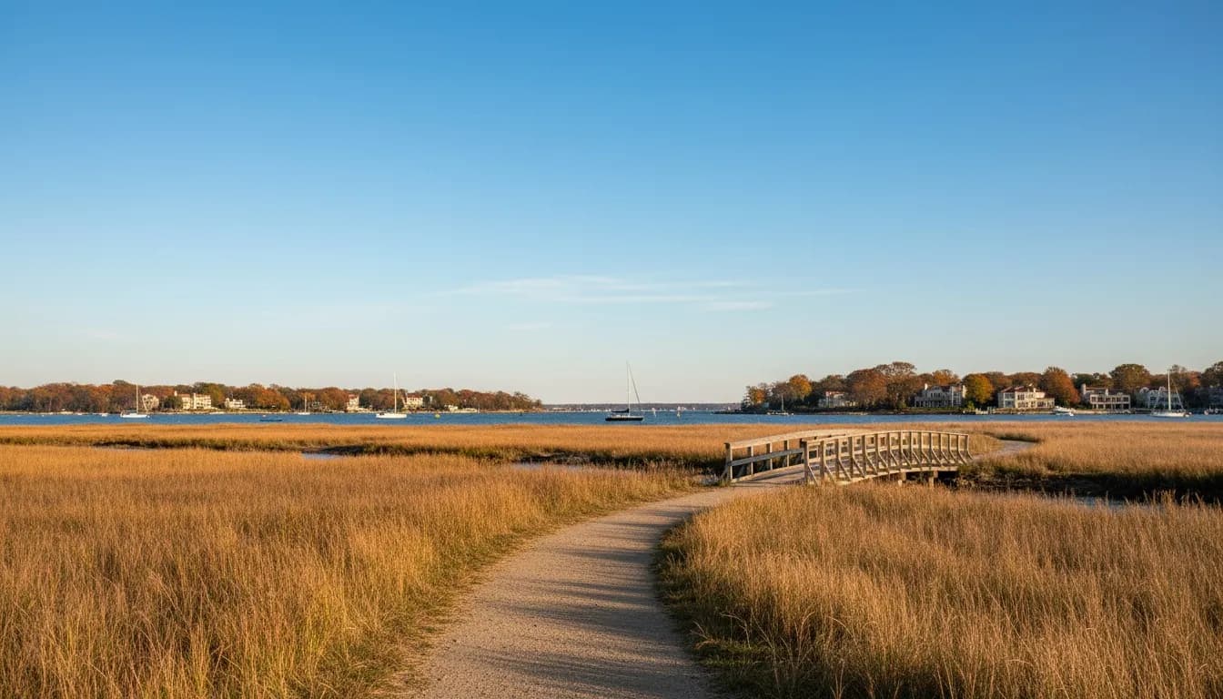 Realistic editorial view of Seaside Wildlife Nature Park in New York City