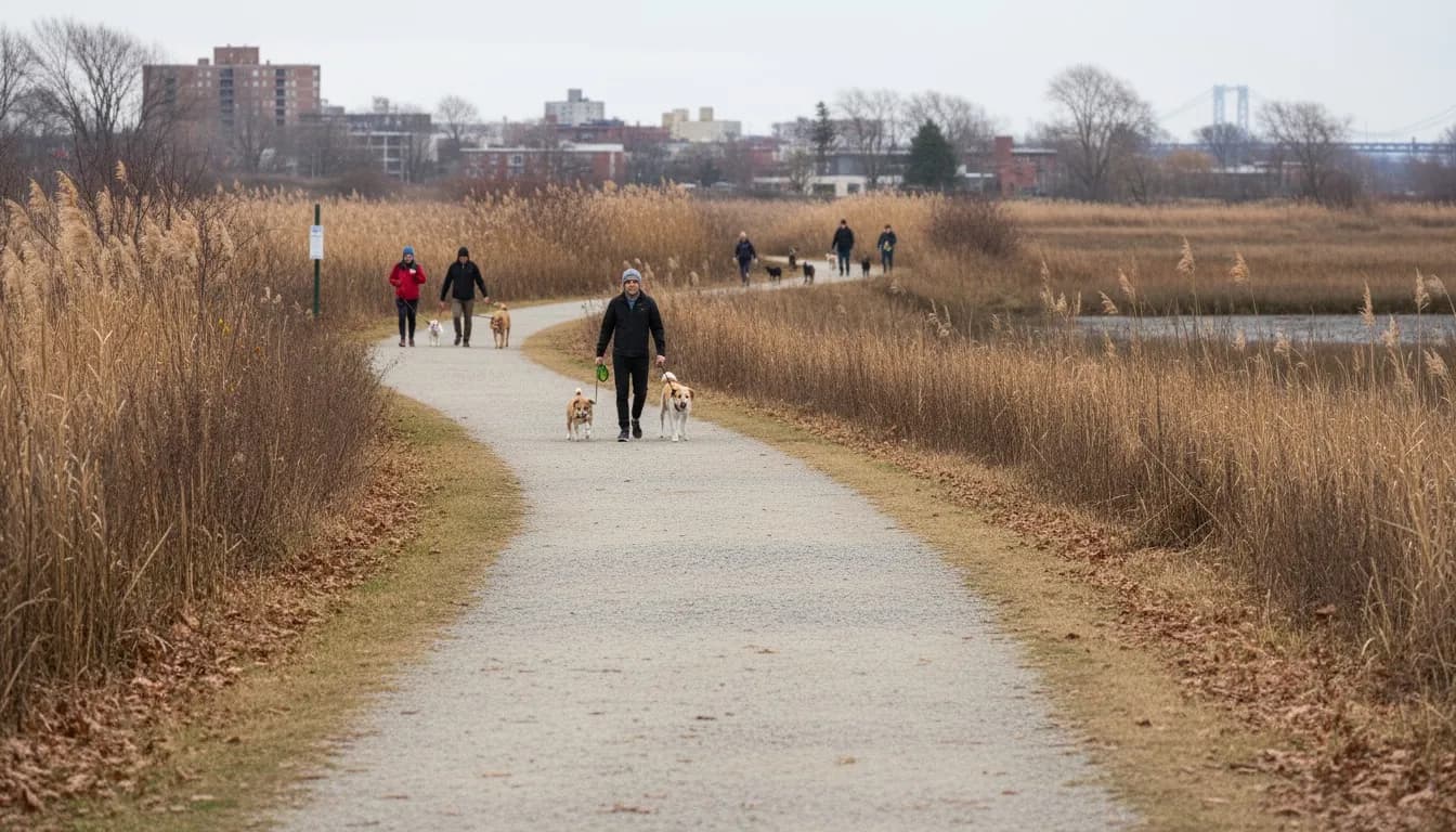 Realistic editorial view of Seaside Wildlife Nature Park in New York City