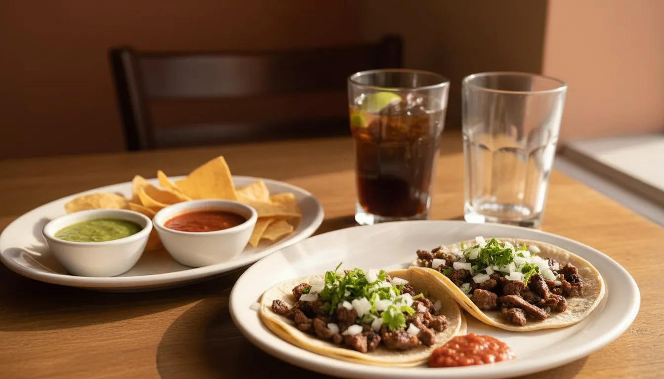 Realistic editorial view of Taqueria Coatzingo in New York City