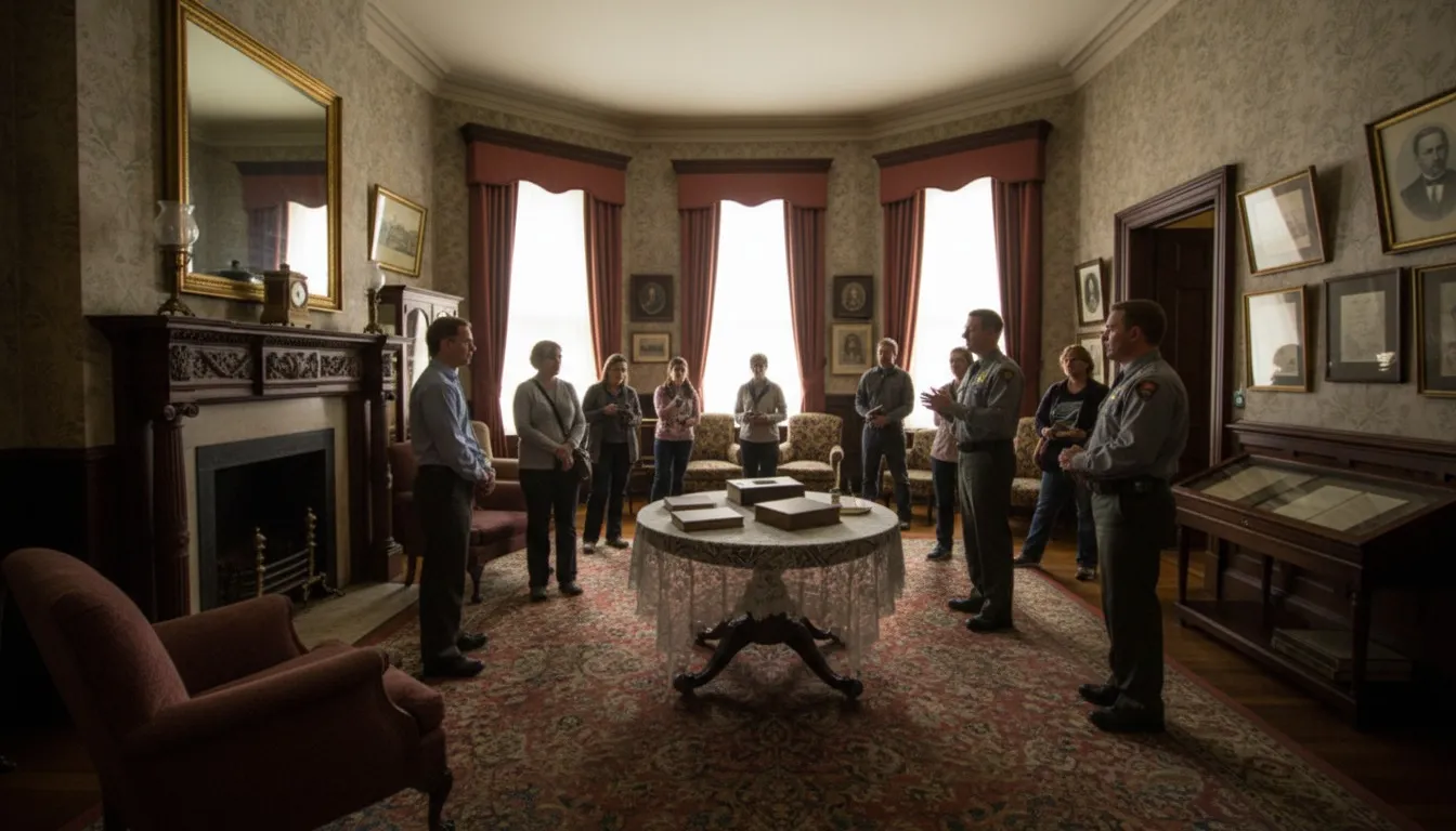 Realistic editorial view of Theodore Roosevelt Birthplace National Historic Site in New York City