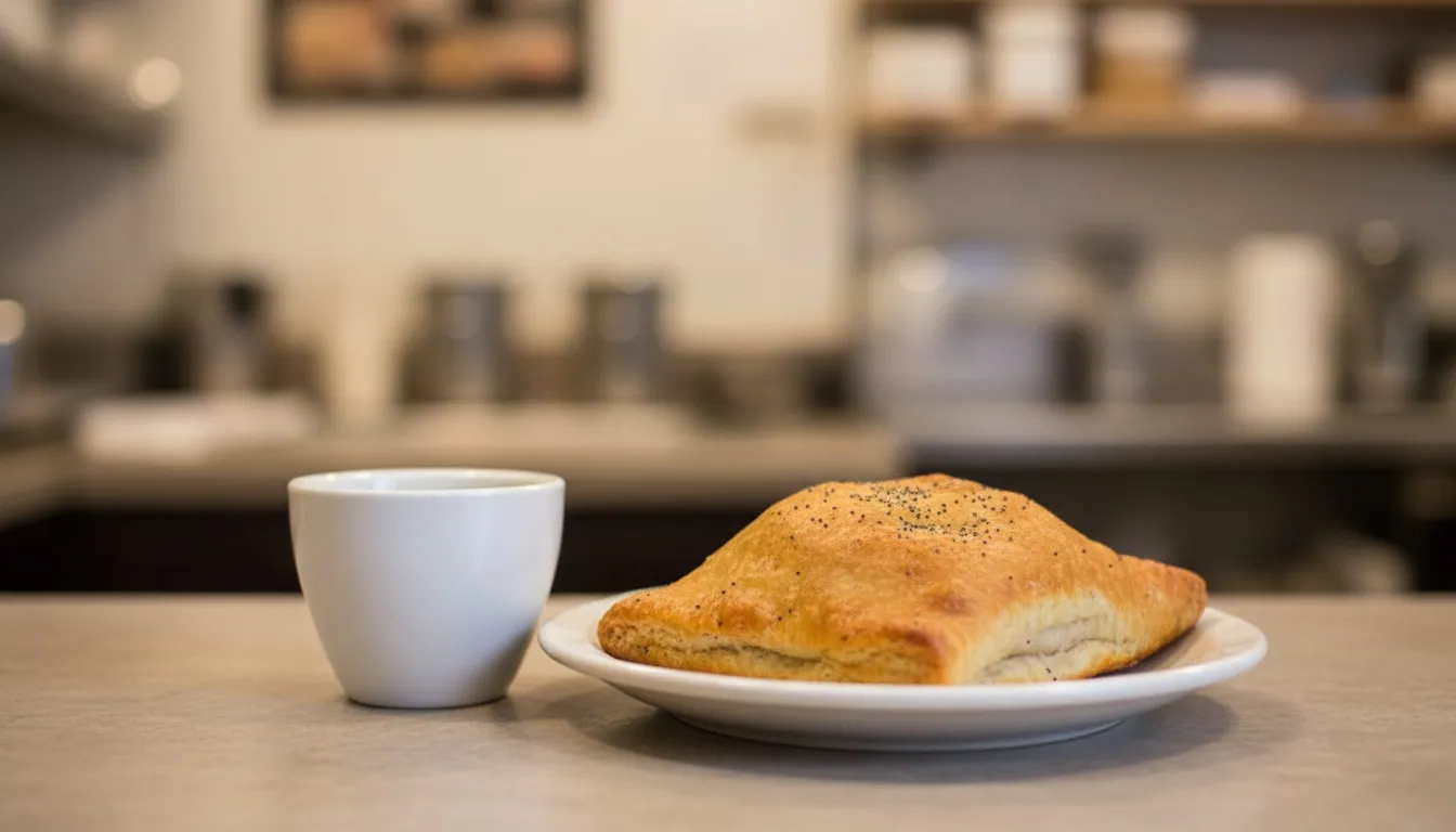 Realistic editorial view of Yonah Schimmel's Knish Bakery in New York City