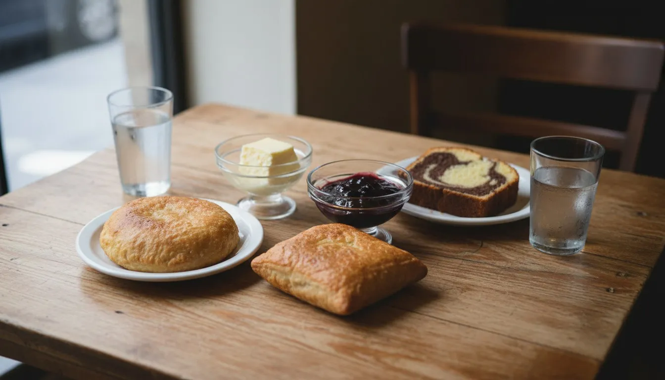Realistic editorial view of Yonah Schimmel's Knish Bakery in New York City