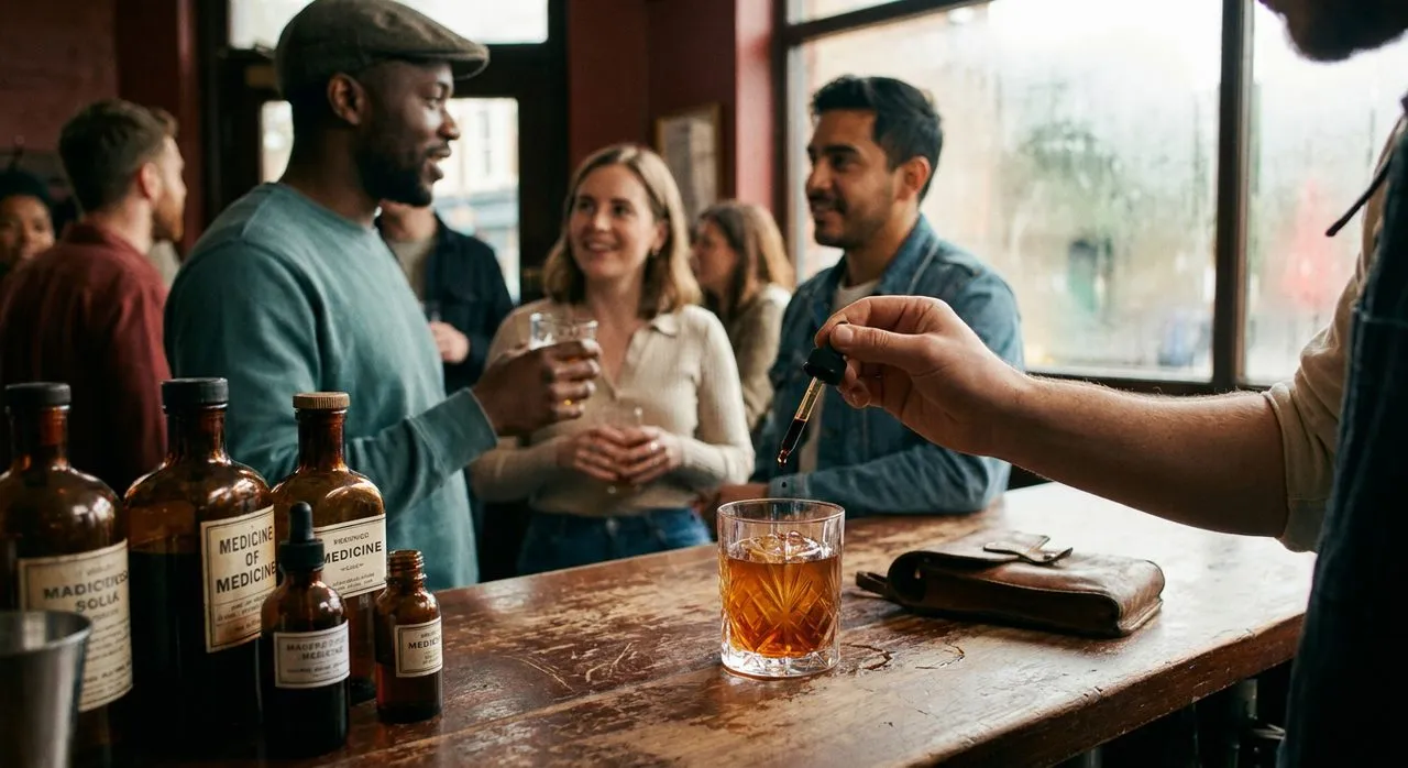 Drinks in a Preserved Apothecary: The Old Pharmacy Turned Bar