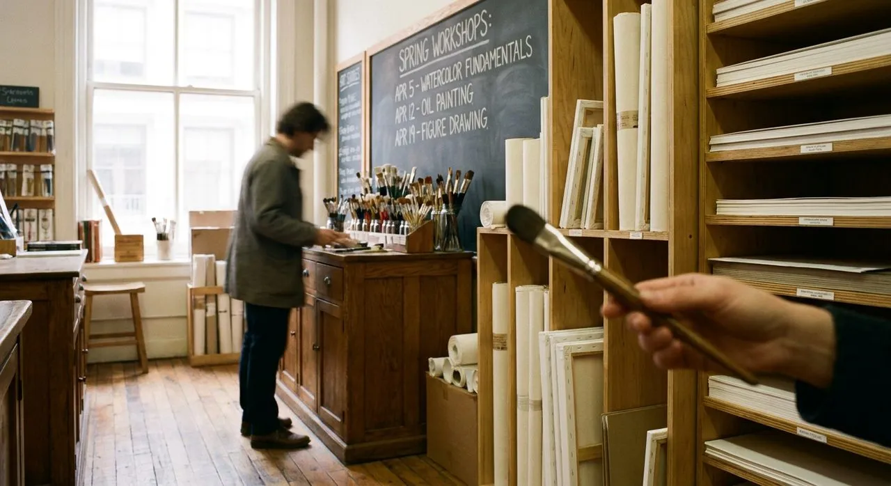 Art Supply Shops with Classes in Tribeca and SoHo