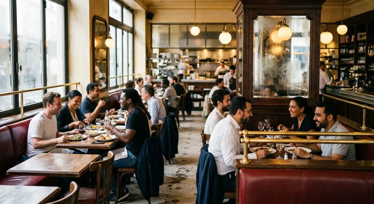 The Red Banquette at Balthazar That Hasn't Moved Since 1997