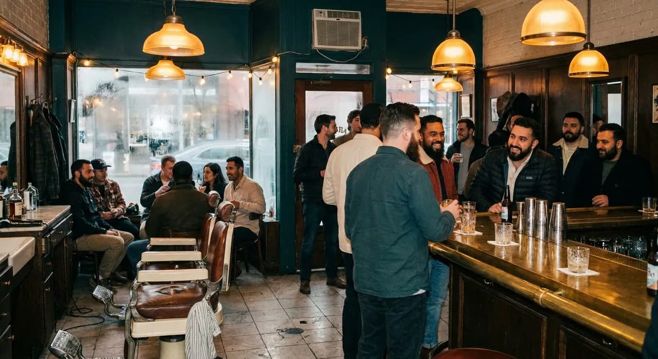The Barbershop That Doubles as a Whiskey Bar After 8 PM on Ludlow