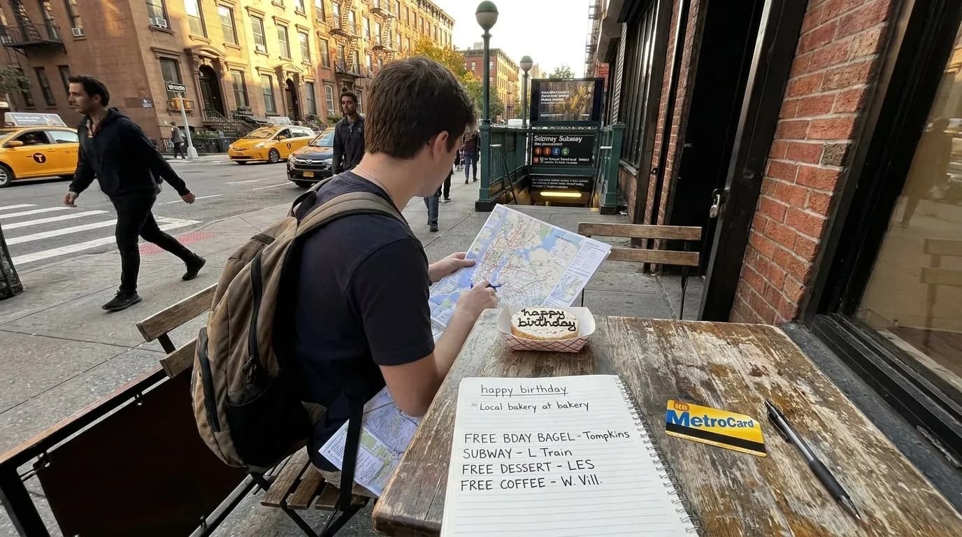 NYC experience scene for NYC Birthday Freebies Worth Claiming Without a Signup Marathon