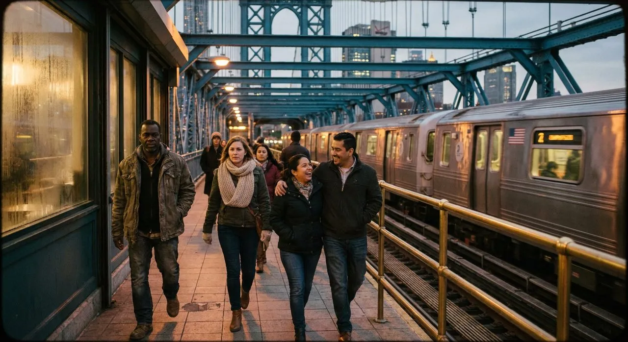 The Two-Bridge Loop at Night: Brooklyn and Manhattan Bridges in One Walk