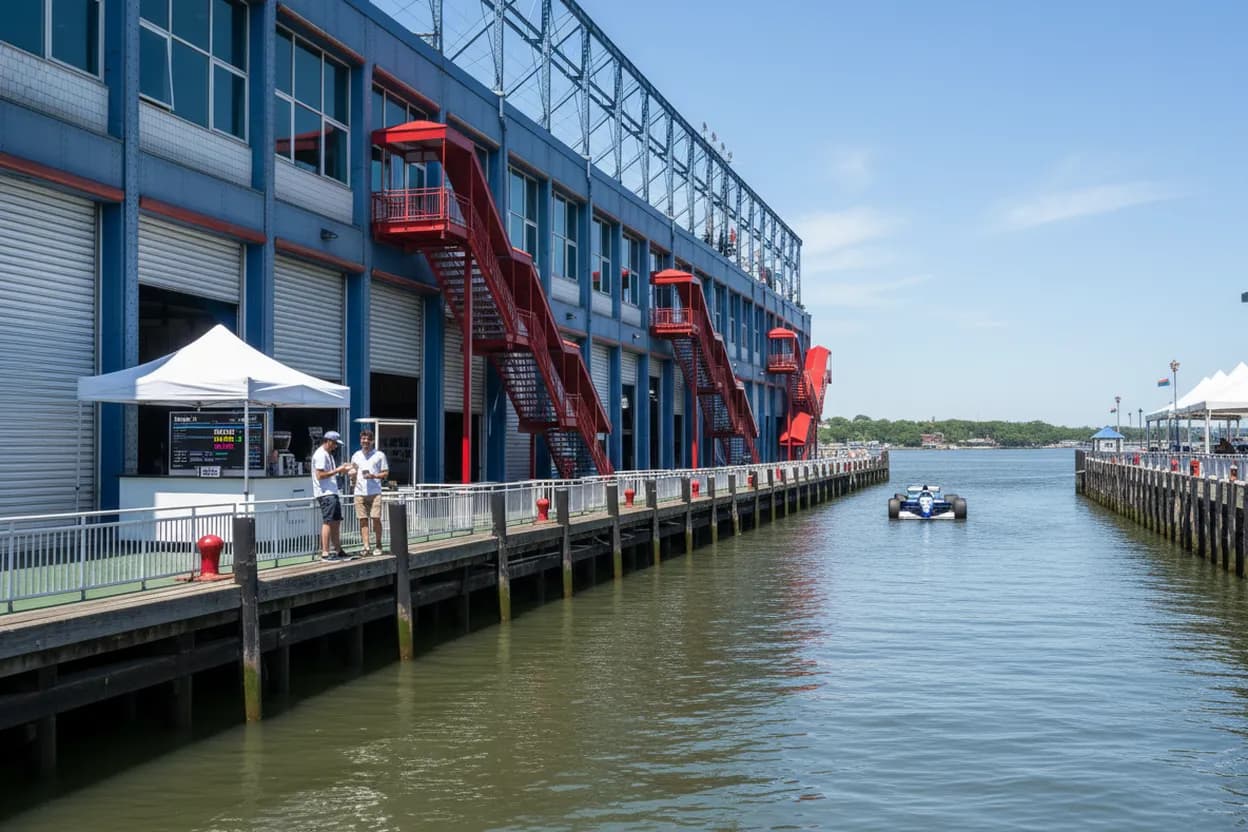 Chelsea waterfront start for an early British Grand Prix coffee route