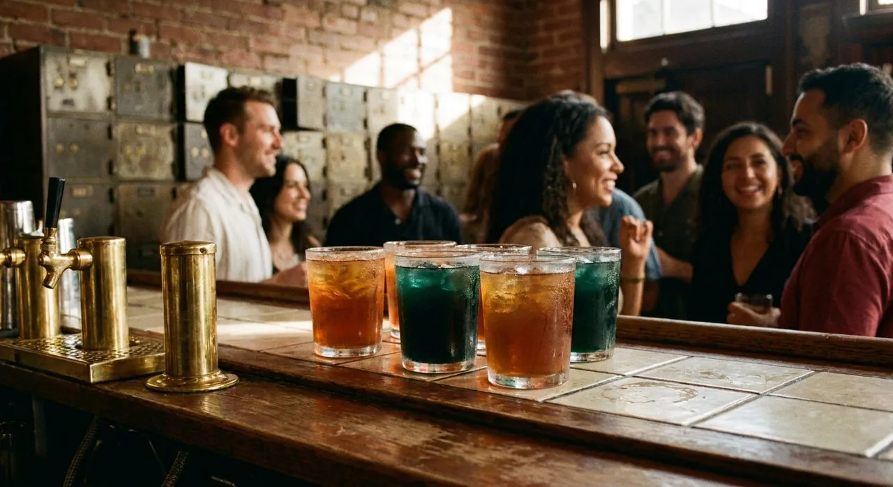A Cocktail Lounge Inside a Former Bank Vault in the Financial District