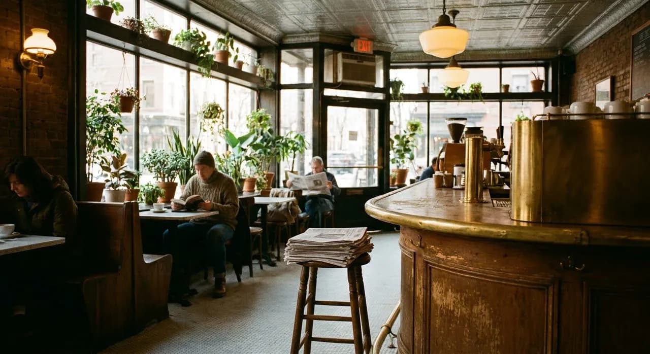 East Village Coffee Counters Made for Solo Afternoons