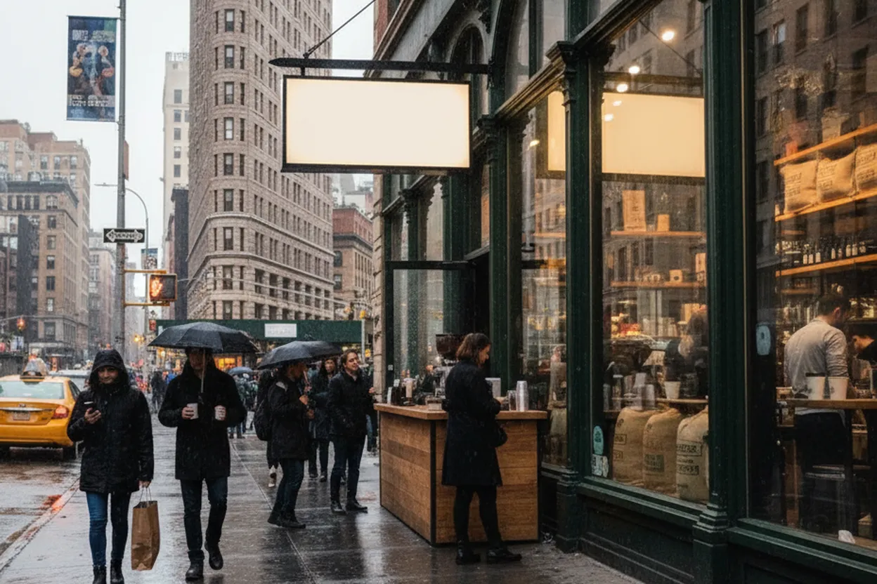 New York City experience scene for NYC Coffee Shops: Finding Calm Amidst Shemar Stewart News