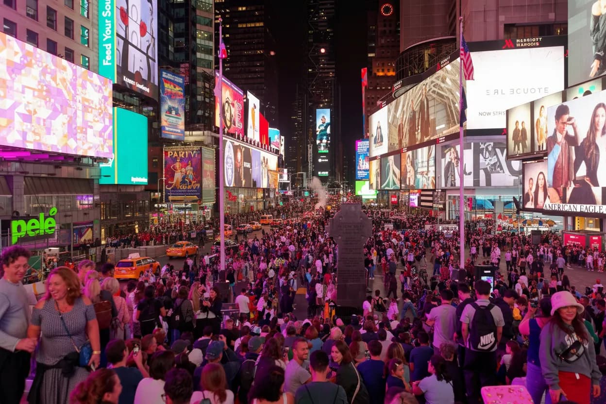 Times Square transfer for a late-show standby route