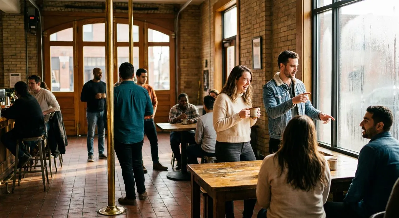 The Bar in a Converted Firehouse, Brass Pole and All
