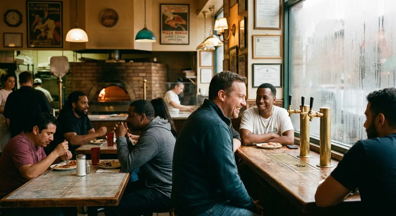 A Saturday Stool at Di Fara's Window in Midwood: Brooklyn's Last Unchanged Counter