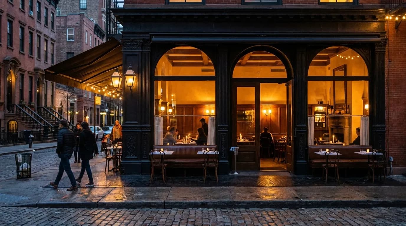 Raoul's storefront on Prince Street in SoHo, Manhattan