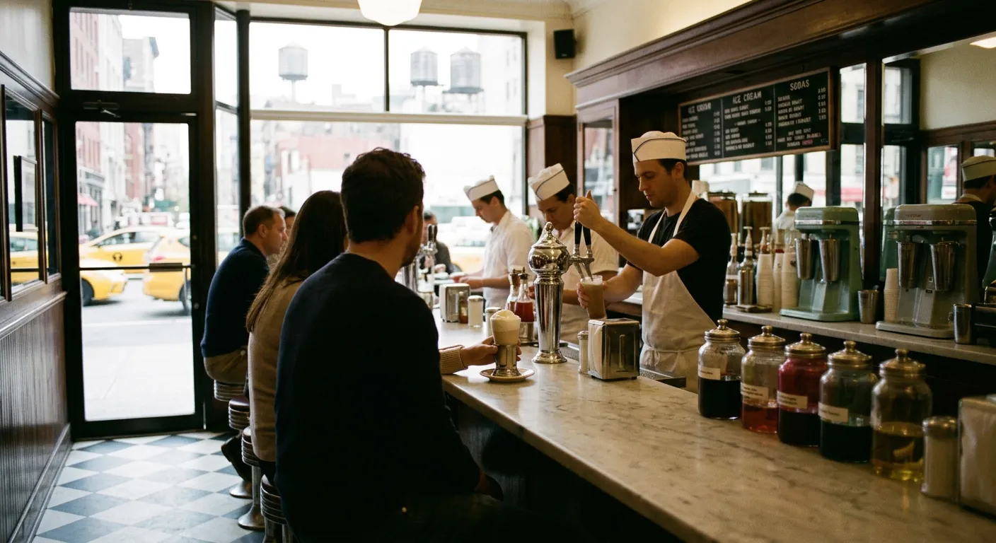 Finding the Nostalgic Tang of NYC's Historic Soda Fountains