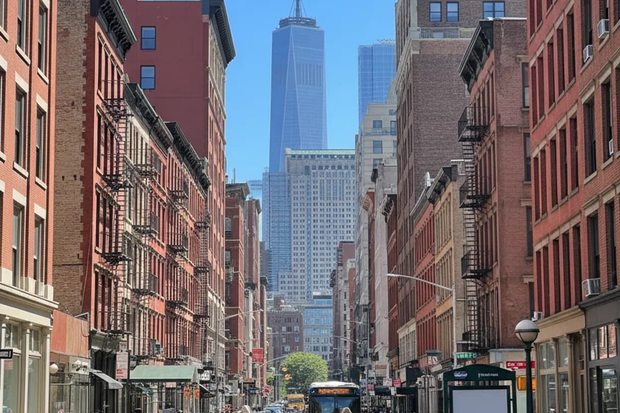 Cover scene for fed rate decision neighborhood impact guide: New York City Local Decision Guide