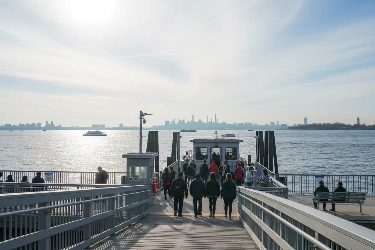 Cover scene for NYC Ferry to Soundview: A Car-Free Bronx Waterfront Plan With Seats
