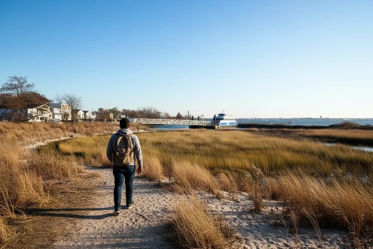 NYC experience scene for NYC Ferry to Soundview: A Car-Free Bronx Waterfront Plan With Seats