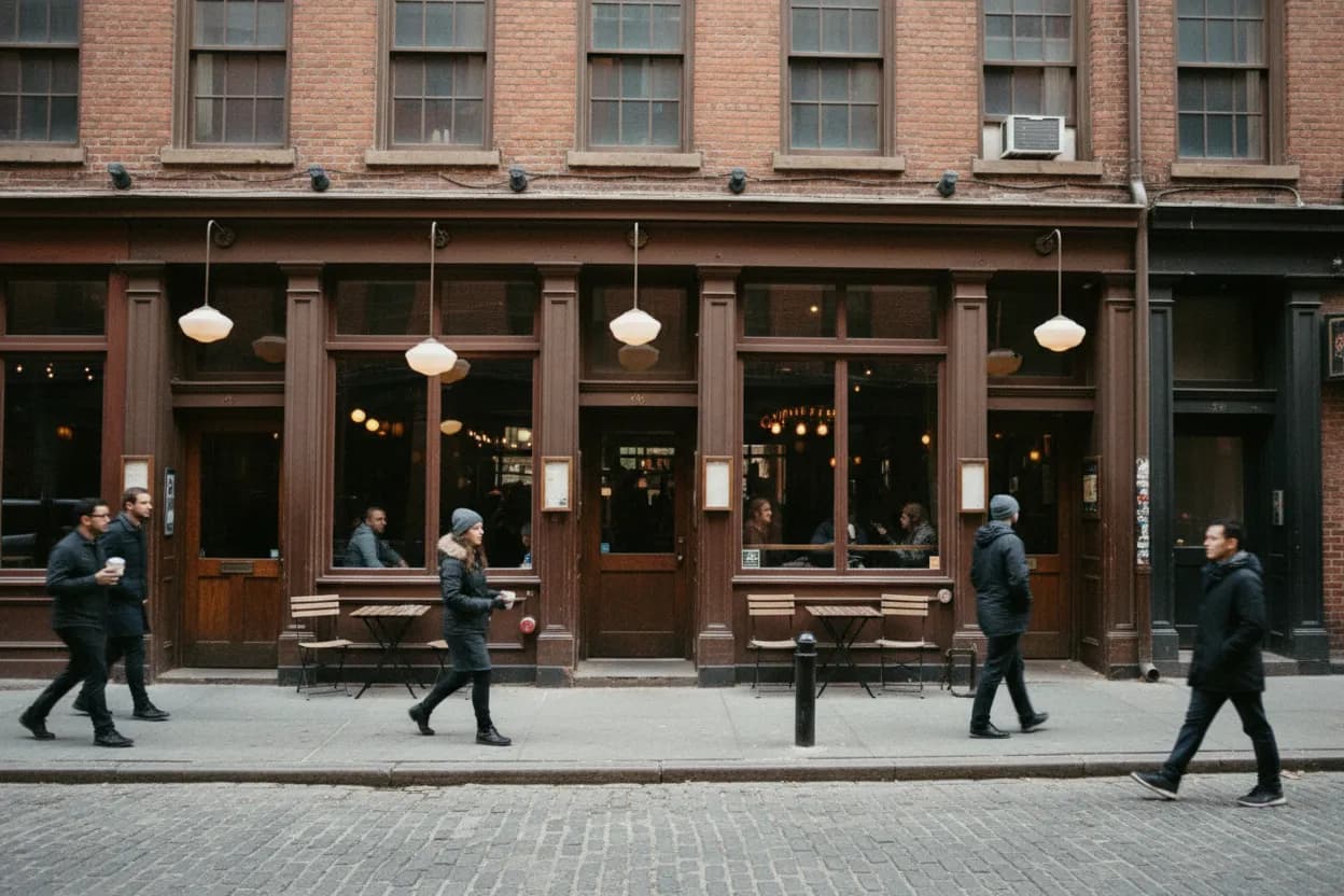 Cover scene for NYC Financial Districts: Bars Where Figures Like jay clayton Might Unwind