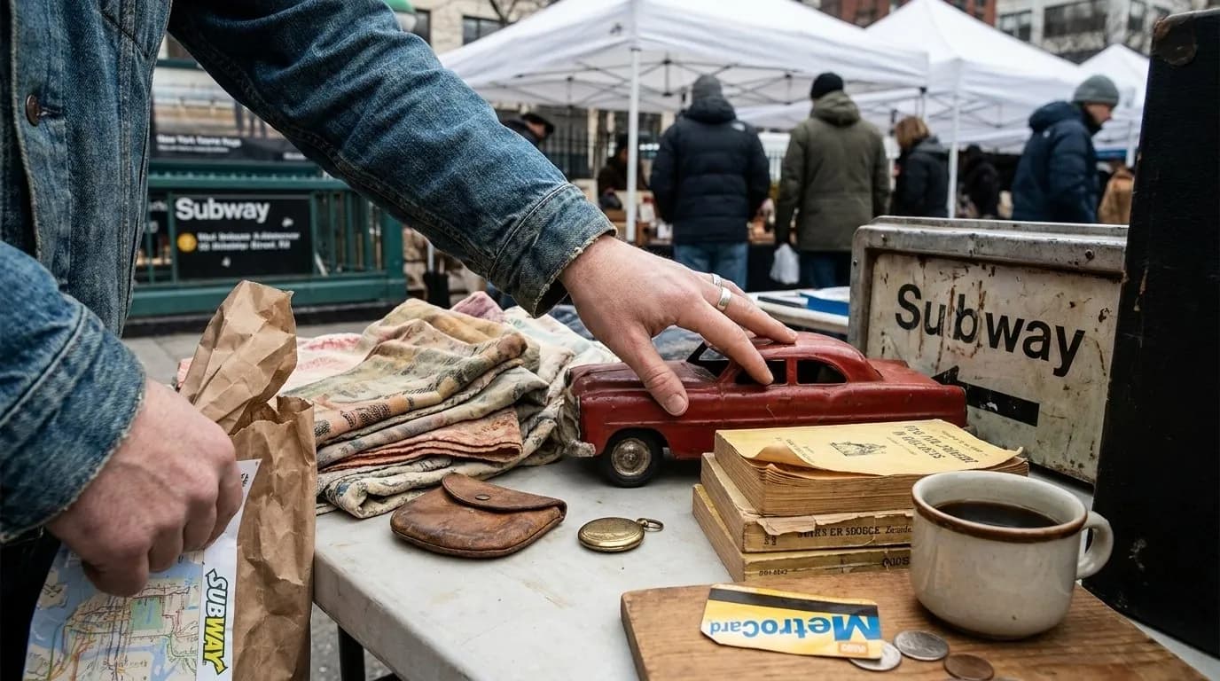 Editorial NYC detail for NYC Flea Markets for Vintage Finds Under Twenty Dollars