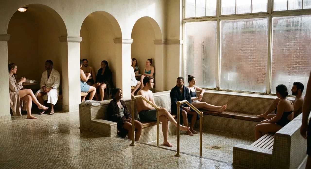 Cocktails in a Former Public Bathhouse on the Lower East Side