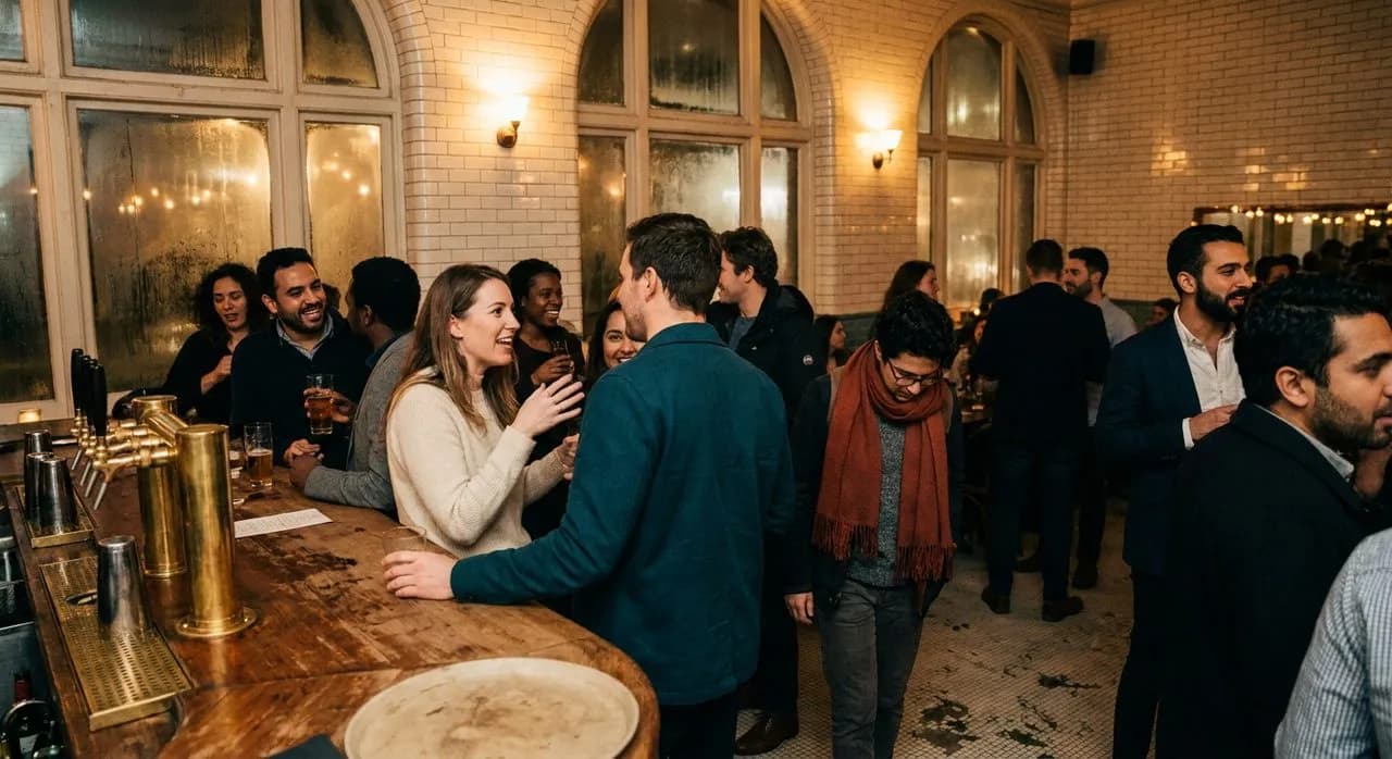 Cocktails in a Former Public Bathhouse on the Lower East Side